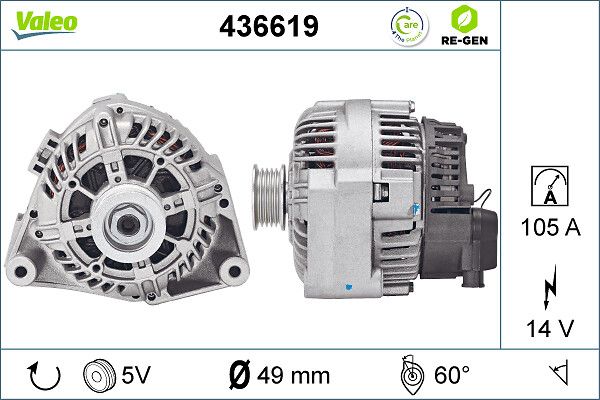 VALEO 436619 Alternator