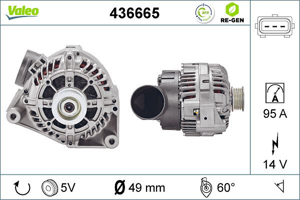 VALEO 436665 Alternator
