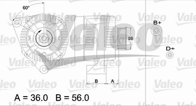Alternator VALEO 436718