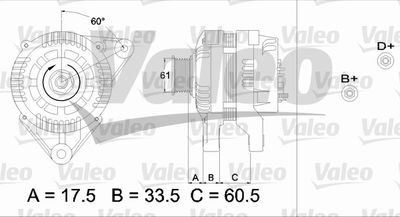 Alternator VALEO 436719