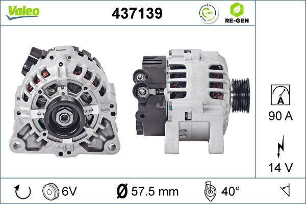 VALEO 437139 Alternator