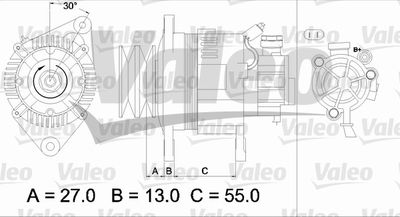 Alternator VALEO 437147