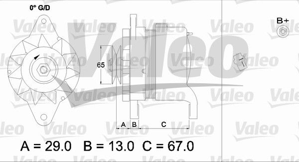 VALEO 437162 Alternator