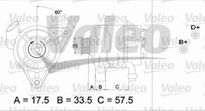 Alternator VALEO 437181