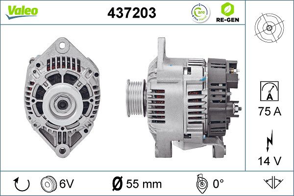 VALEO 437203 Alternator