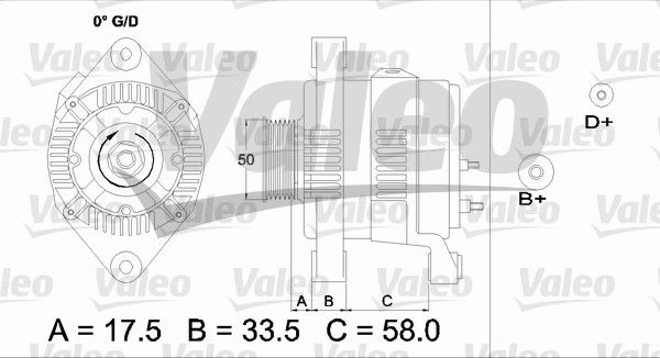 VALEO 437212 Alternator