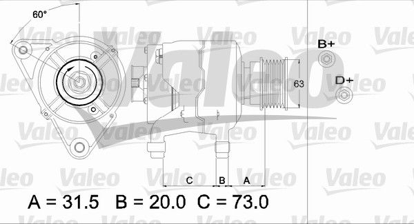VALEO 437310 Alternator
