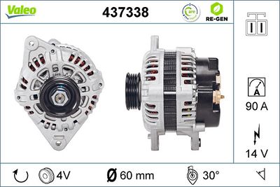 Alternator VALEO 437338