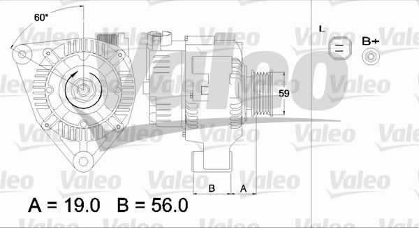 VALEO 437345 Alternator