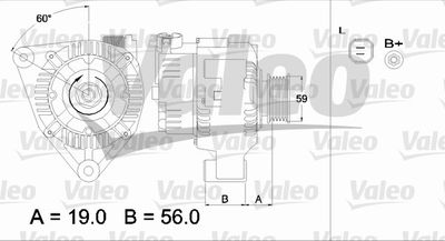 Alternator VALEO 437345