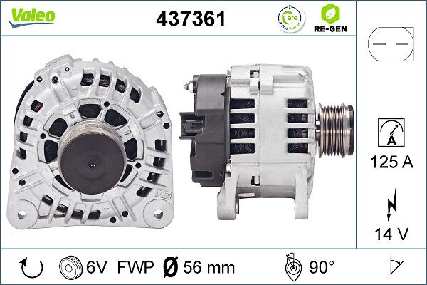 VALEO 437361 Alternator