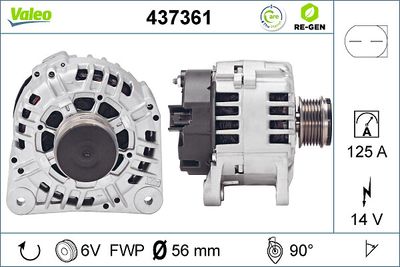 Alternator VALEO 437361