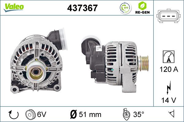 VALEO 437367 Alternator