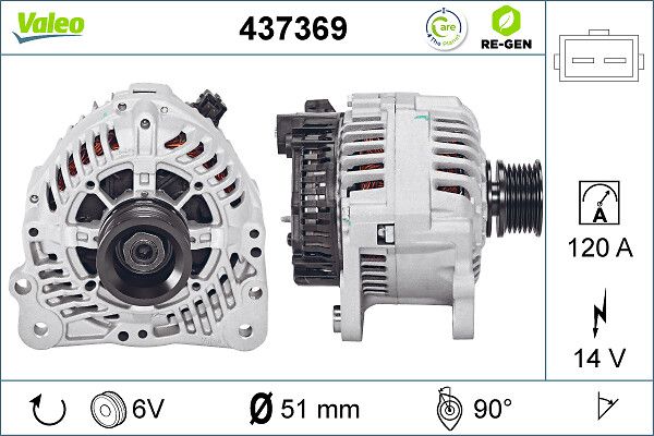 VALEO 437369 Alternator