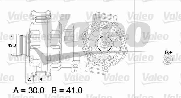 VALEO 437375 Alternator