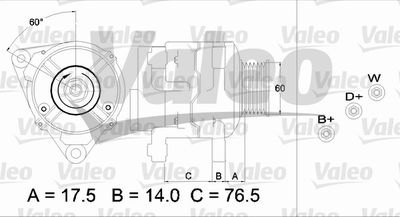 Alternator VALEO 437387