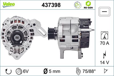 Alternator VALEO 437398