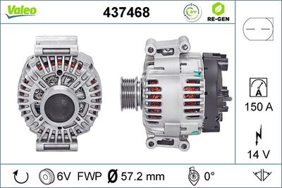 Alternator VALEO 437468