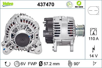 Alternator VALEO 437470