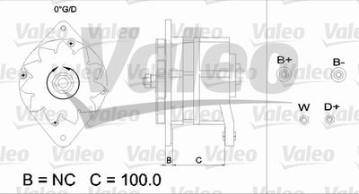 Alternator VALEO 437476