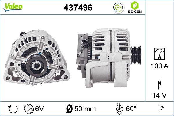VALEO 437496 Alternator
