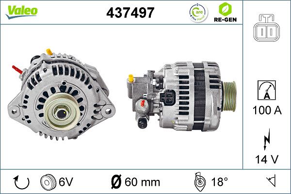 VALEO 437497 Alternator