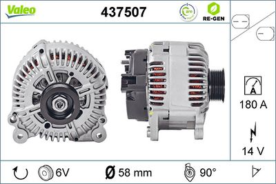 Alternator VALEO 437507