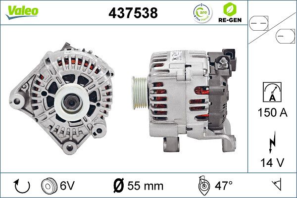 VALEO 437538 Alternator