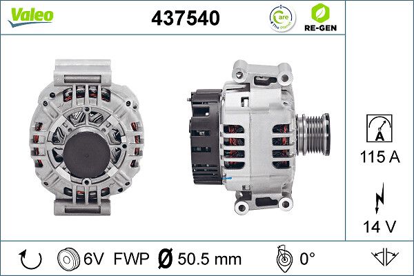 VALEO 437540 Alternator
