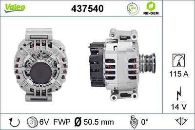 Alternator VALEO 437540