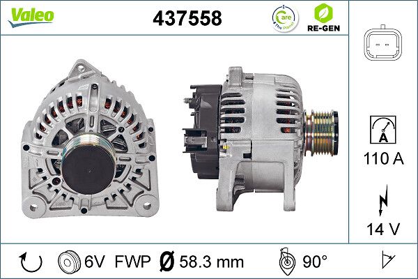 VALEO 437558 Alternator