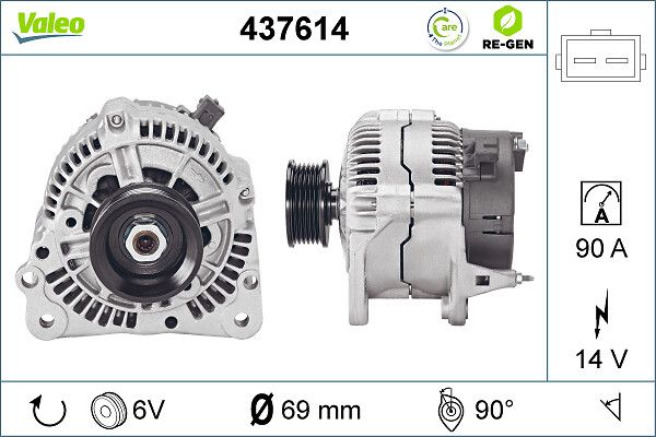 VALEO 437614 Alternator
