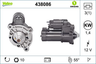 Starter VALEO 438086