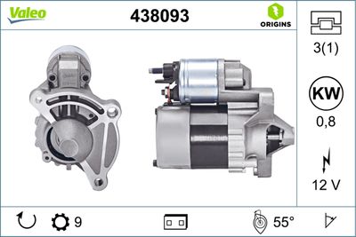 Starter VALEO 438093