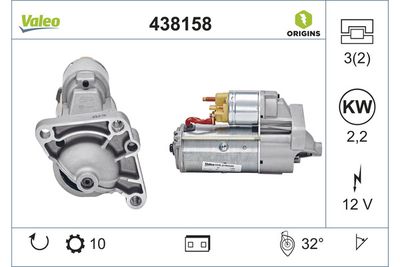 Starter VALEO 438158