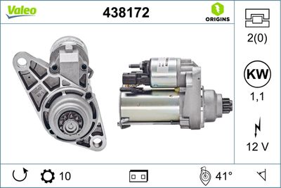 Starter VALEO 438172