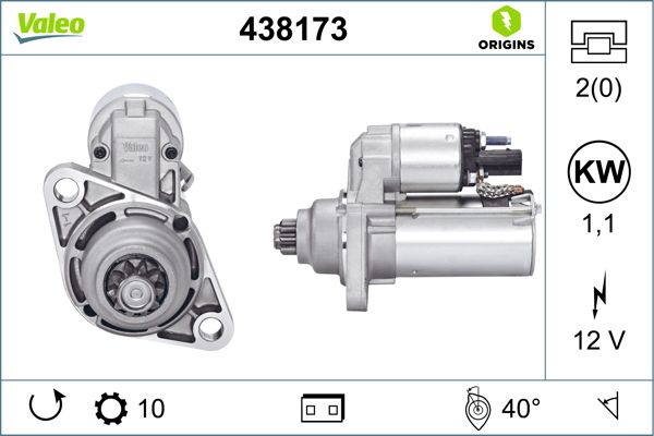 VALEO 438173 Starter