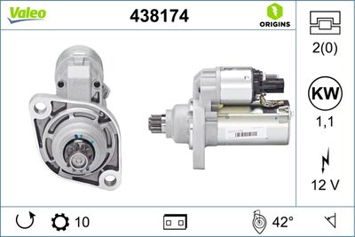 Starter VALEO 438174