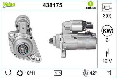 Starter VALEO 438175