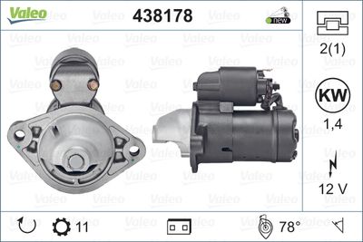 Starter VALEO 438178