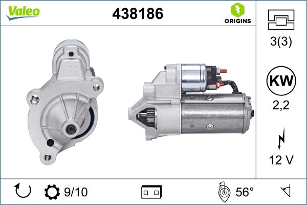 VALEO 438186 Starter