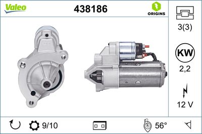 Starter VALEO 438186