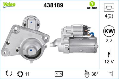 Starter VALEO 438189