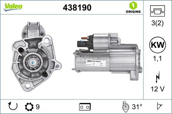 VALEO 438190 Starter