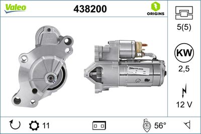 Starter VALEO 438200