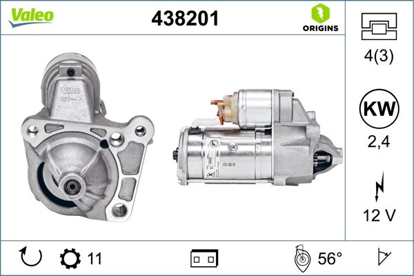 VALEO 438201 Starter