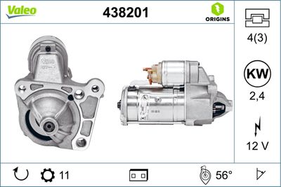 Starter VALEO 438201