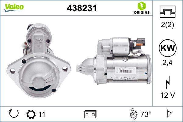 VALEO 438231 Starter
