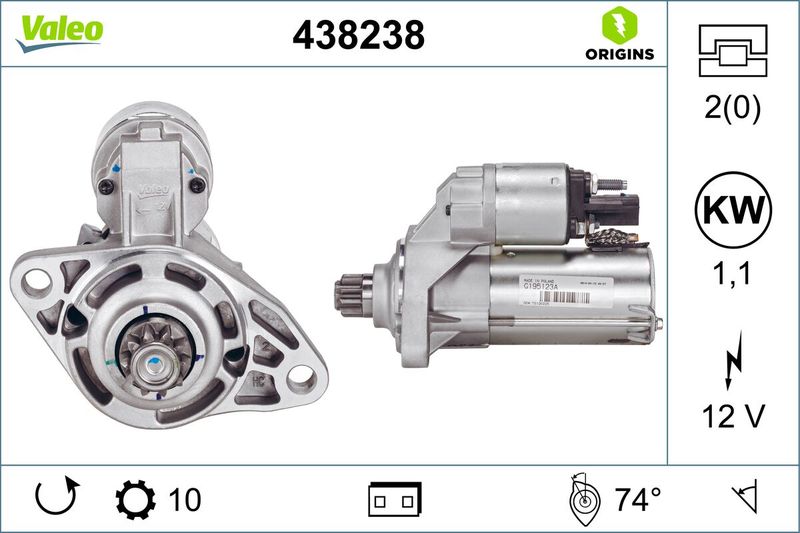 VALEO 438238 Starter