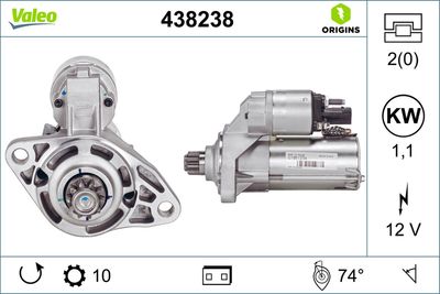 Starter VALEO 438238